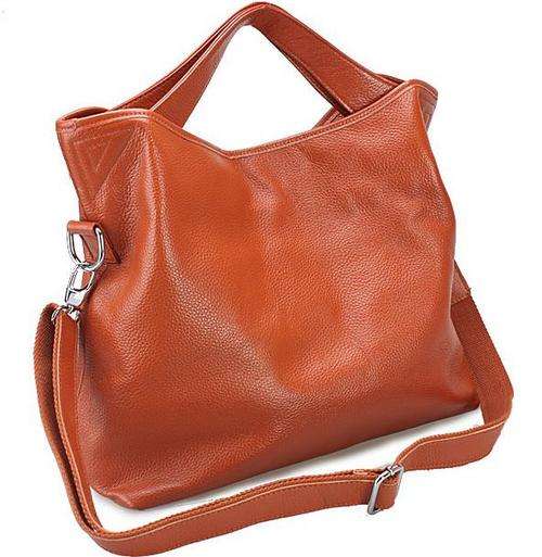 genuine leather handbag ,woman handbags,lady's bag  brown