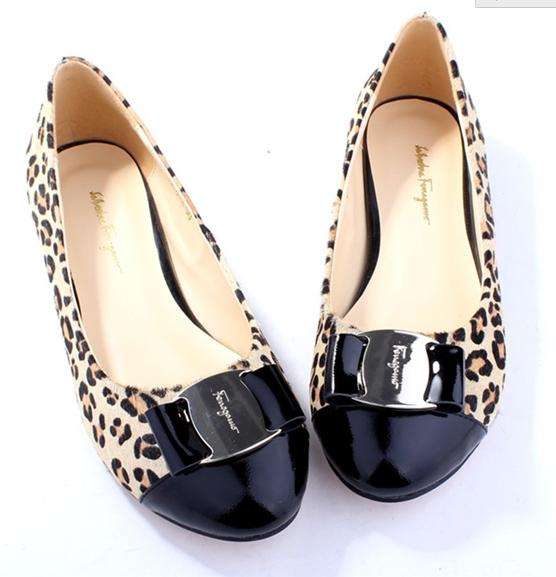 lady's shoes , genuine painting  leather shoes ,Flat bottom shoes