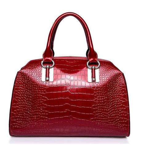 Sweet series genuine leather handbags.LADY HANDBAGS .
