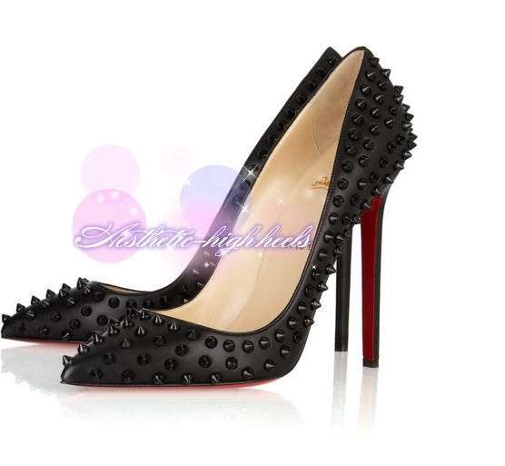 2013 shoes ,lady's High-heeled shoes, genuine leather shoes ,rivets high heel shoes