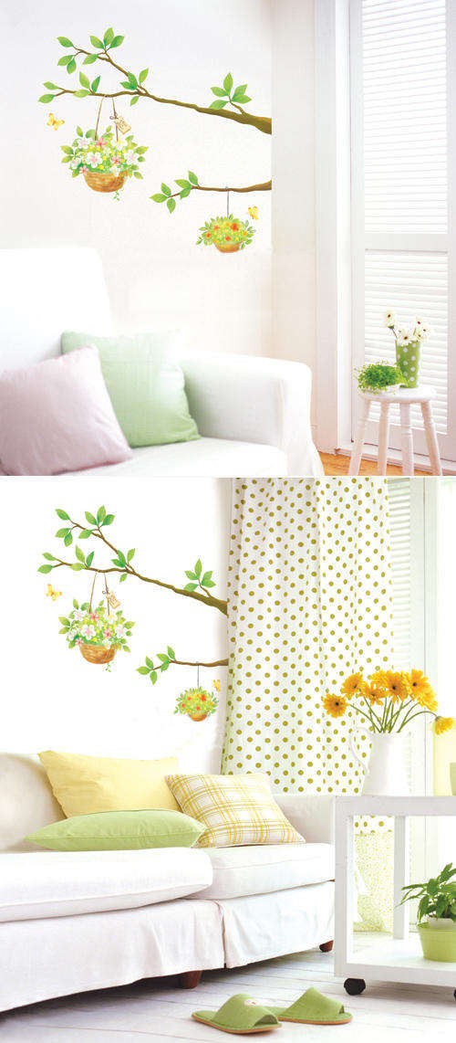 Beautiful  Home decor wall stickers pvc -Dandelion in the wind- - cheap and convenient