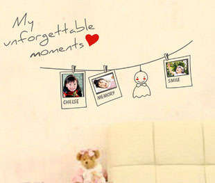 Beautiful  Home decor wall stickers pvc -MY CHILD TIMES- - cheap and convenient
