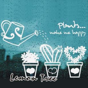 Beautiful home wall  sticker  pvc--- Bonsai Pot---Cheap and convicet