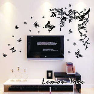 Beautiful  Home decor wall stickers pvc -Plum Blossom  - - cheap and convenient