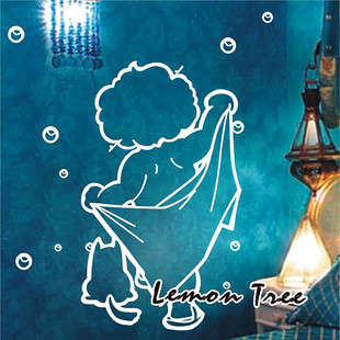 Beautiful   stickers pvc--   Bath  ---- - cheap and convenient