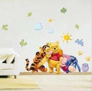 Beautiful  Home decor wall stickers pvc - pooh   partner - - cheap and convenient