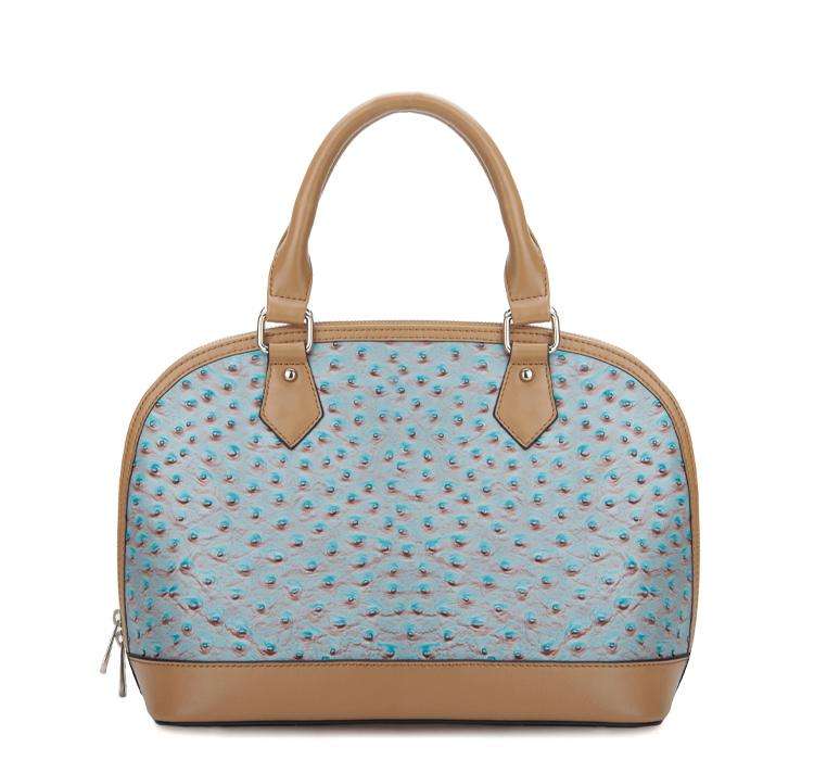 NUCELLE  Float world draw series ostrich lines cowhide bag handbag