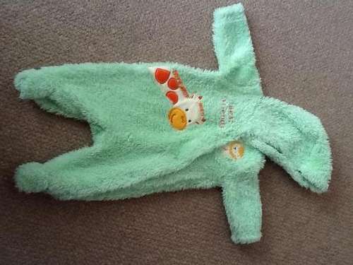 Winter Warm Fluffy Babygrow (New Born -up to 4kg)