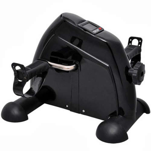 2-in-1 Multifunctional Cardio Machine with LCD Display - Black