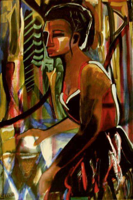 PERFUME - AN ORIGINAL PAINTING BY CELESTE FOURIE-WIID