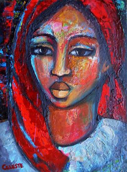 RUTH - AN ORIGINAL PAINTING BY OVERBERG ARTIST CELESTE FOURIE-WIID