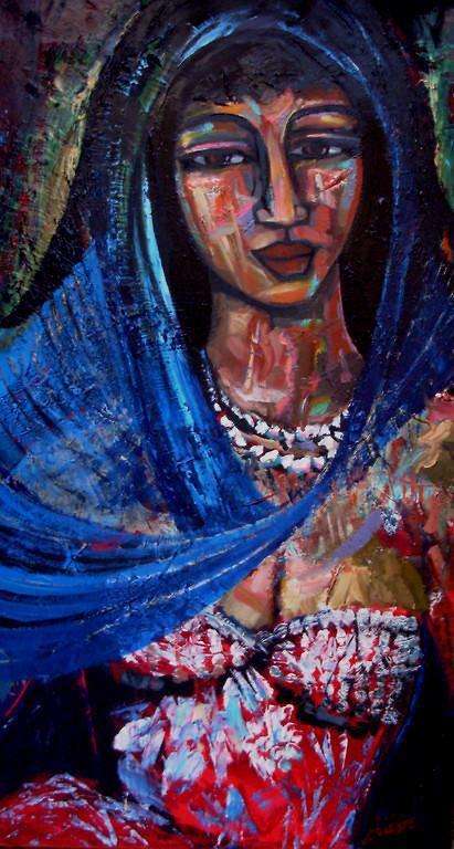 HISTORY OF A MATURE WOMAN - AN ORIGINAL PAINTING BY CELESTE FOURIE-WIID