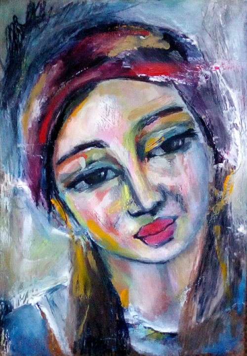 CHLOE - AN ORIGINAL PAINTING BY CELESTE FOURIE-WIID