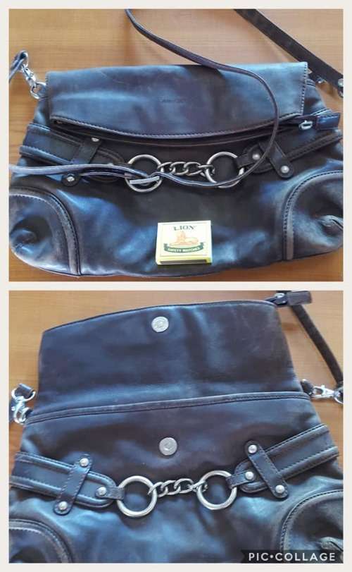 Genuine leather Paul Chriz handbag