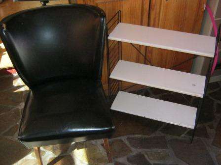 Chair and Shelving