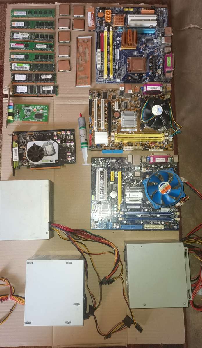 mix lot pc parts, cables and more