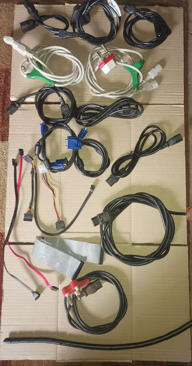 mix lot pc parts, cables and more