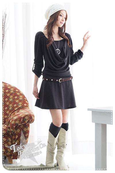 Cotton long  Sleeve dress