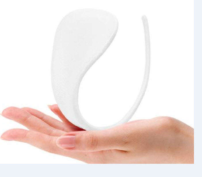 New and hottiest item, Snow white crotchless C-String with sequin