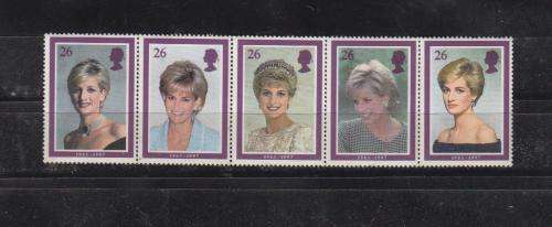 GB Stamps Death of Princess Diana