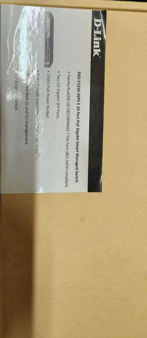 Dlink 24 port POE switch