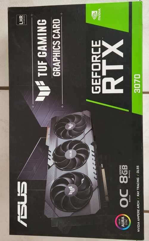 Asus RTX 3070 Tuf 8GB