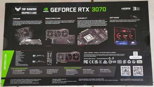 Asus RTX 3070 Tuf 8GB