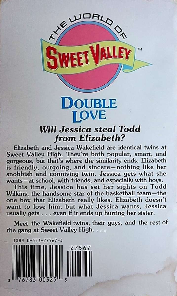 Sweet Valley High Double Love by Francine Pascal