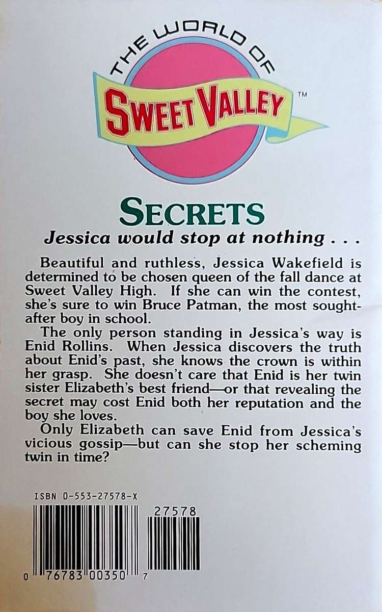 Sweet Valley High Secrets by Francine Pascal