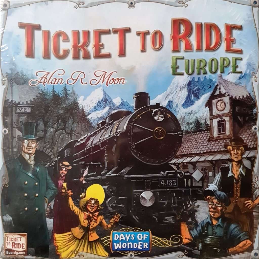 Ticket to Ride Europe Board Game