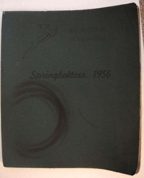 Springboktoer 1956 - Original Schoolboy's Scrapbook