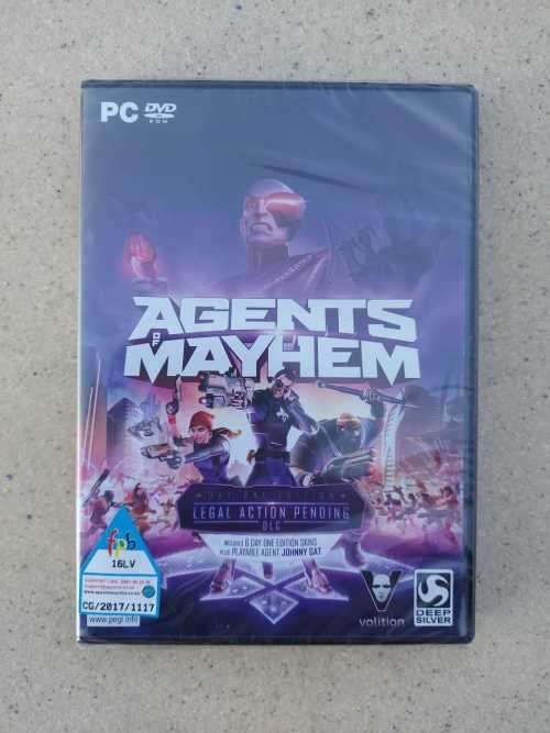 AGENTS OF MAYHEM - Day One Edition - Brand New and SEALED