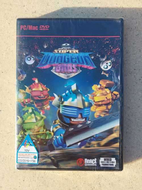 SUPER DUNGEON BROS - Brand New and SEALED Pc DvD