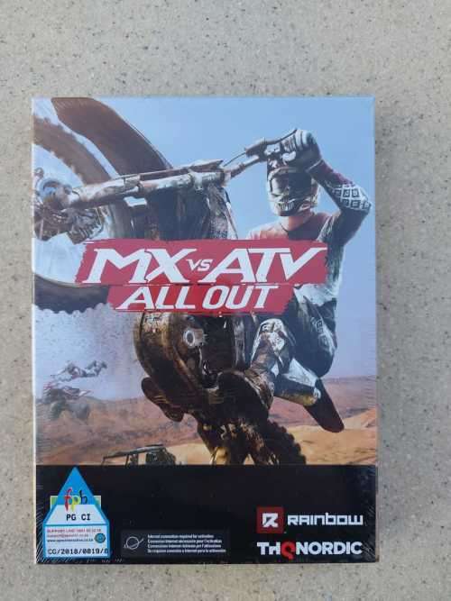 MX vs ATV ALL OUT - Pc DvD - New & Sealed