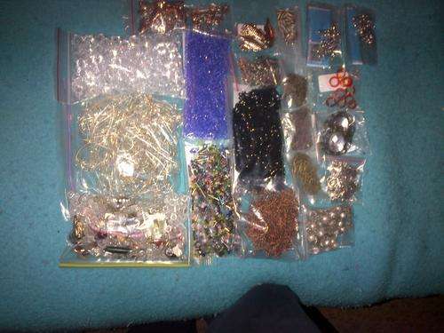 mixed beads and charms