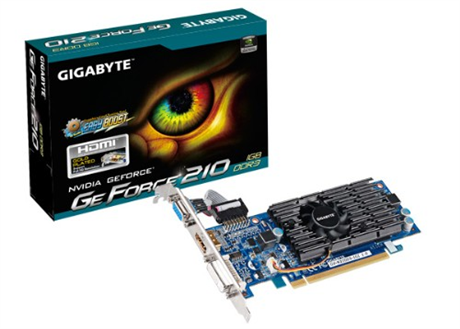 Gigabyte Nvidia Geforce 210 Graphic Cards 1024MB DDR3