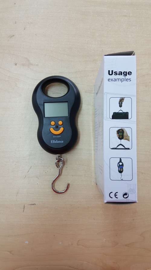 55 KG Portable Pocket Compact Digital Electronic Luggage/ Travel/ Fish/ Hanging Scale