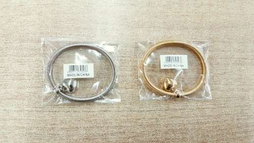 SPRING BRACELET- HEART DESIGN (AVAILABLE IN GOLD OR SILVER)