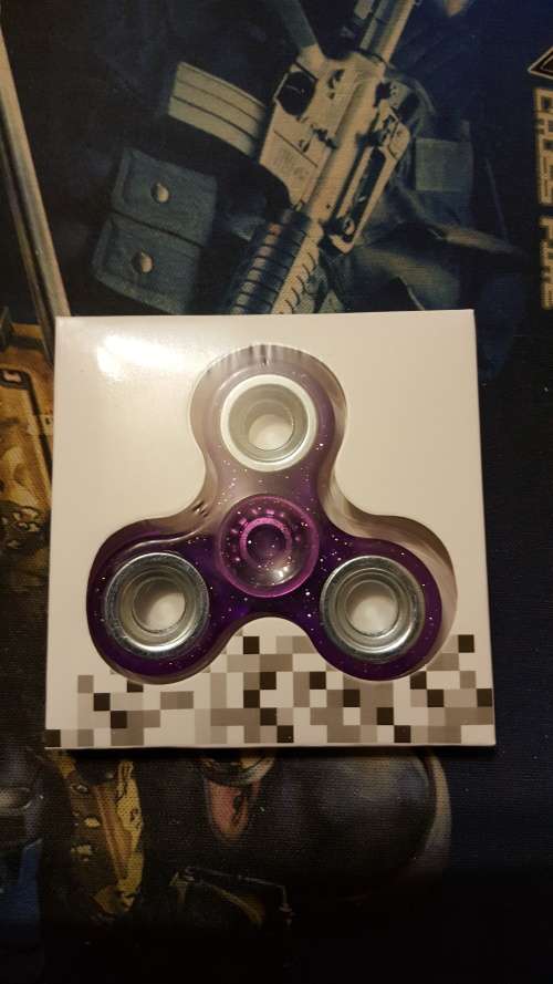 FIDGET SPINNER - PURPLE SILVER METAL STYLE (LOCAL STOCK)*CHEAPEST SHIPMENT OUT OF ALL SELLERS*