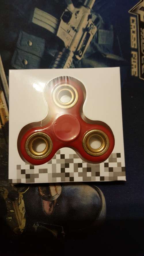 FIDGET SPINNER - RED GOLD METAL (LOCAL STOCK)*CHEAPEST SHIPMENT OUT OF ALL SELLERS*