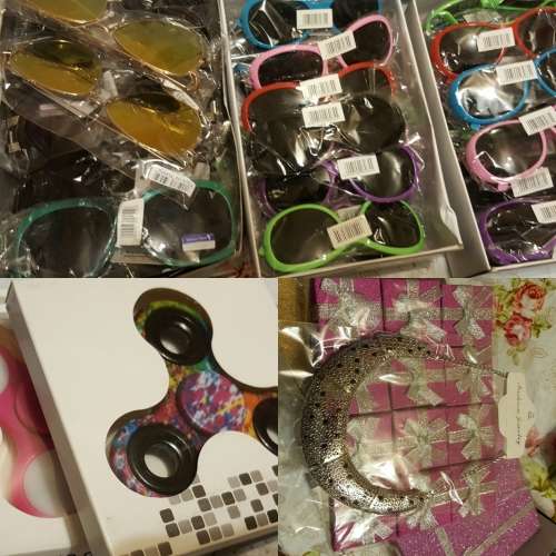BULK WOMAN'S SUNGLASS, GIFT BOX, NECKLACE AND FIDGET SPINNER PRE-ORDER FOR ILLSE