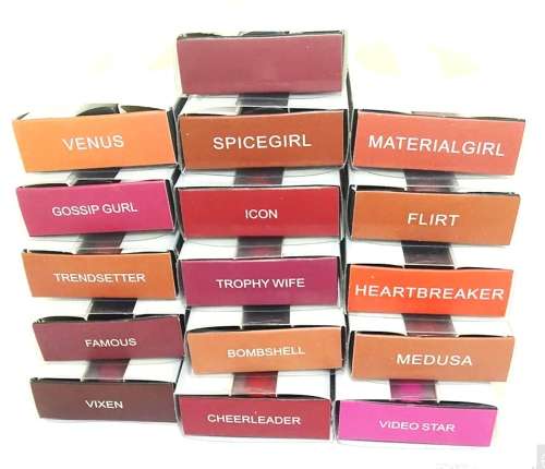 HUDA BEAUTY- LIQUID MATTE LIPSTICK *MADE IN ITALY*/ 12 PIECE SET BOX  *WHOLESALE*
