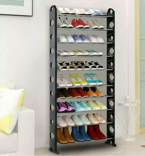 SHOE RACK 10 TIER 30 PAIR *BARGAIN* SPADE DESIGN *SPECIAL**CLEARANCE SALE *