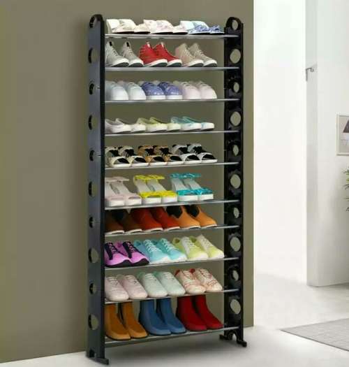 SHOE RACK 10 TIER 30 PAIR *BARGAIN* SPADE DESIGN *SPECIAL**CLEARANCE SALE *