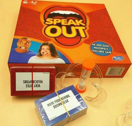 SPEAK OUT GAME/ THE RIDICULOUS MOUTHPIECE CHALLENGE/ CHRISTMAS GIFT/SOCIAL ACTIVITY GAME