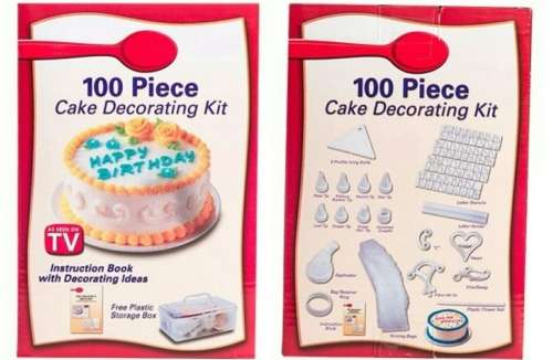 CAKE DECORATING 100PC SET *WHOLESALE*