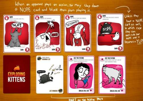 EXPLODING KITTENS / AGE 7+