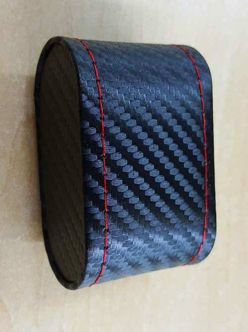 BLACK CARBON 12 SLOT WATCH BOX