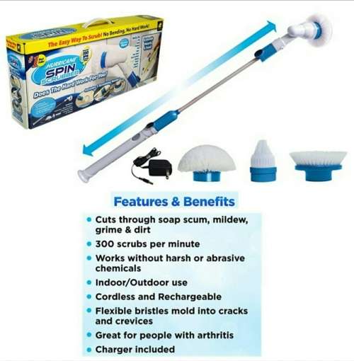 HURRICANE SPIN SCRUBBER *CHEAPEST SHIPPING OUT OF ALL SELLERS*