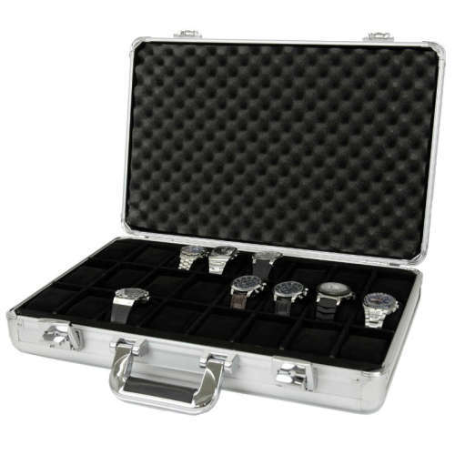 15 SLOT WATCH CASE ALUMINUM BRIEFCASE DESIGN *Last Stock until August*